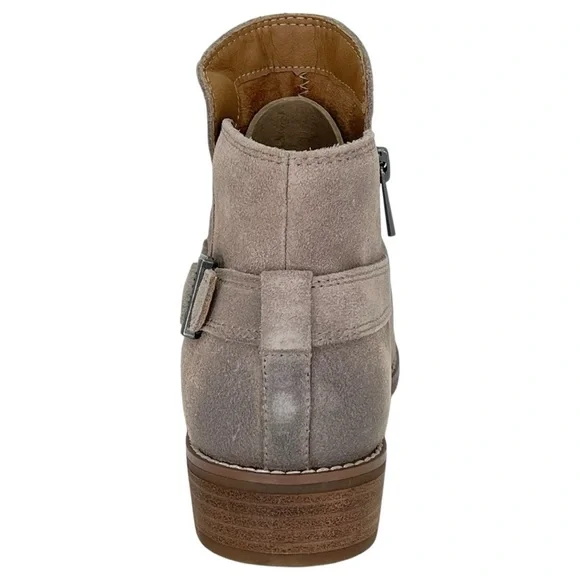 Earth Naira Taupe Leather Womens Ankle Boots Size 6M - Picture 4 of 13